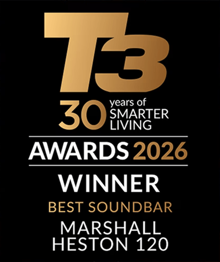 T3 Awards 2026 &mdash; Best Soundbar, Marshall Heston 120