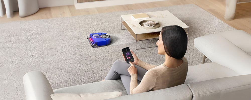 Dyson 360 Vis Nav — управление через приложение