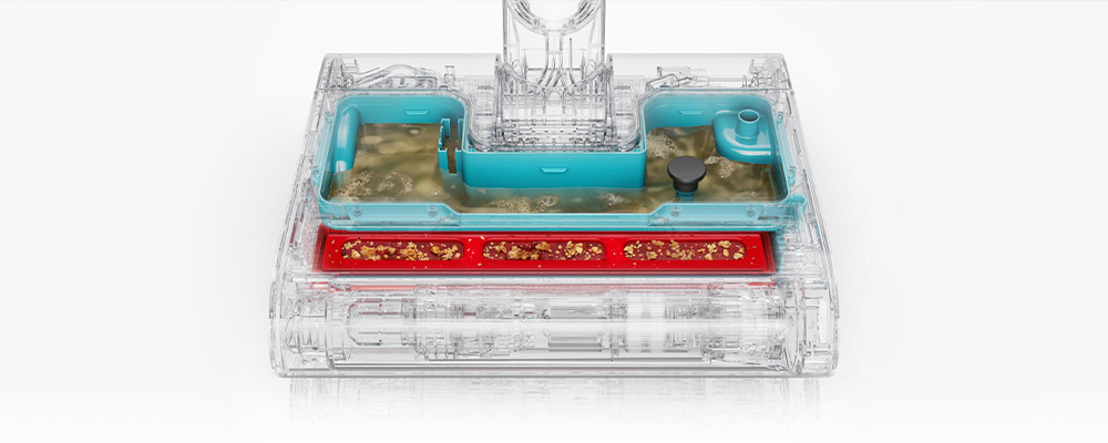 Система разделения грязи в Dyson Clean+Wash Hygiene