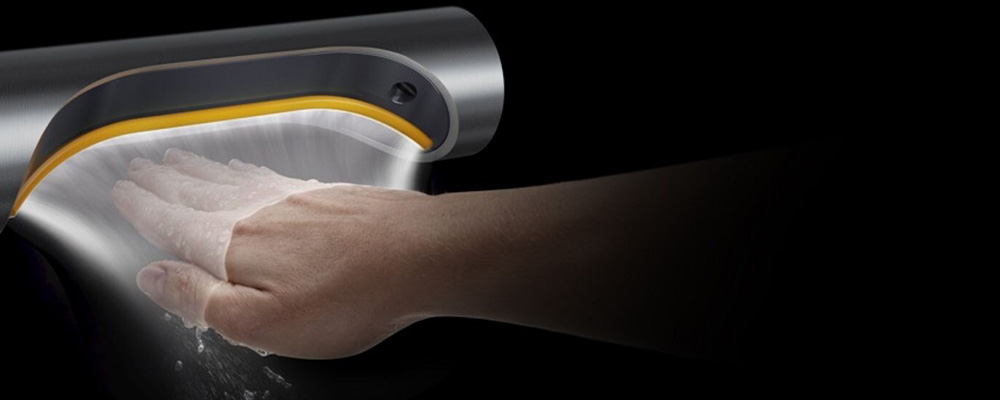 Сушилка для рук Dyson Airblade 9kJ технология высокоскоростной сушки