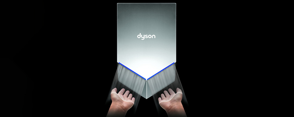 Сушилка для рук Dyson Airblade V HU02 бесконтактная сушка