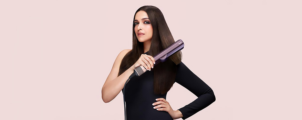 Dyson Airstrait HT01 Jasper Plum гладкие волосы