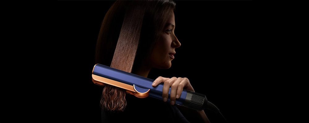 Dyson Airstrait HT01 Prussian Blue/Rich Copper гладкие волосы
