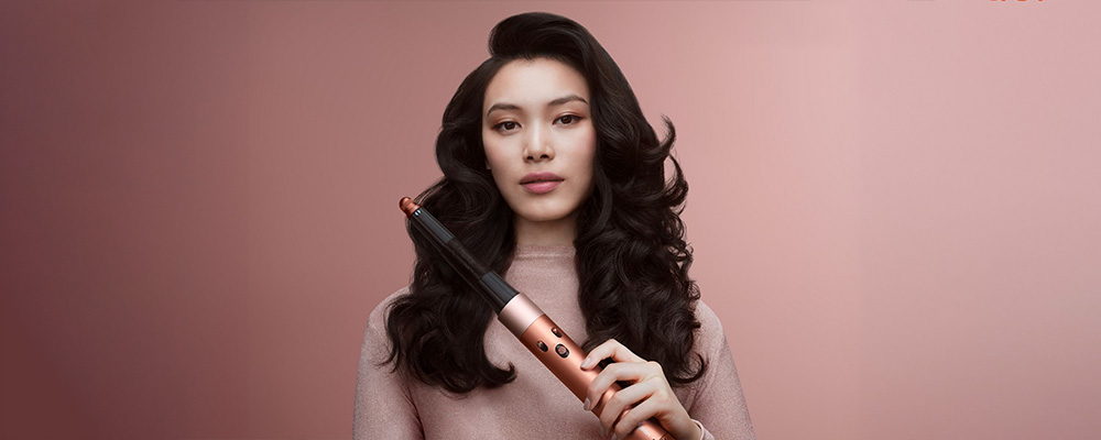 Dyson Airwrap i.d. Amber silk &mdash; Эффект Коанда и укладка волос