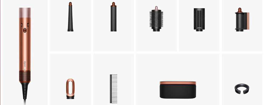 Dyson Airwrap i.d. Amber silk &mdash; сменные насадки для укладки