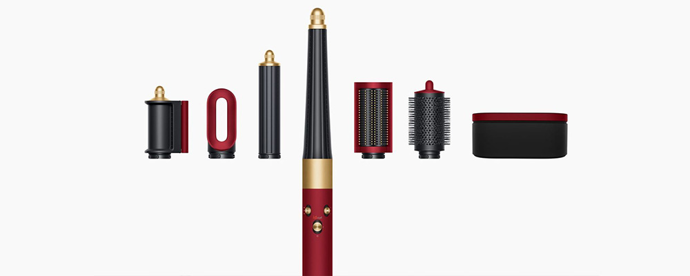 Dyson Airwrap i.d. Red Velvet/Gold &mdash; сменные насадки для укладки