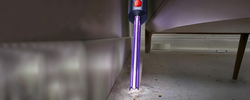 Щелевая насадка Dyson Crevice Light Pipe с подсветкой для уборки в темных местах