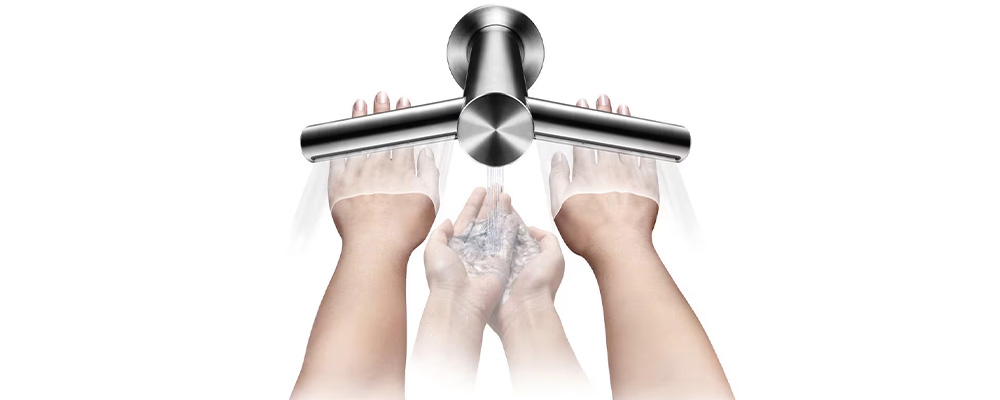 Сушилка для рук Dyson Airblade Wash+Dry WD06 мытьё и сушка над раковиной