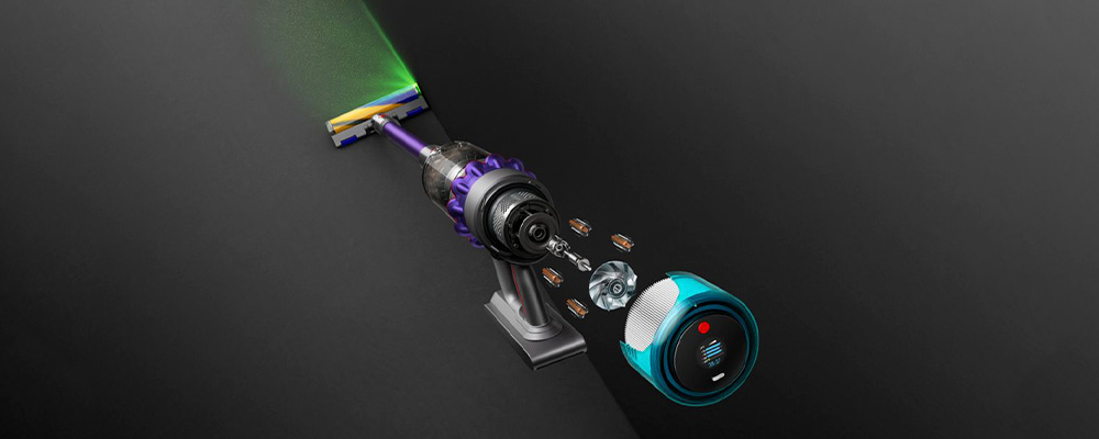 Dyson Gen5detect подсветка пыли