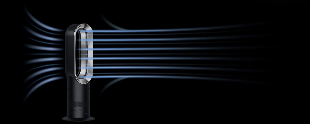 Технология Air Multiplier в тепловентиляторе Dyson Hot+Cool Jet Focus AM09
