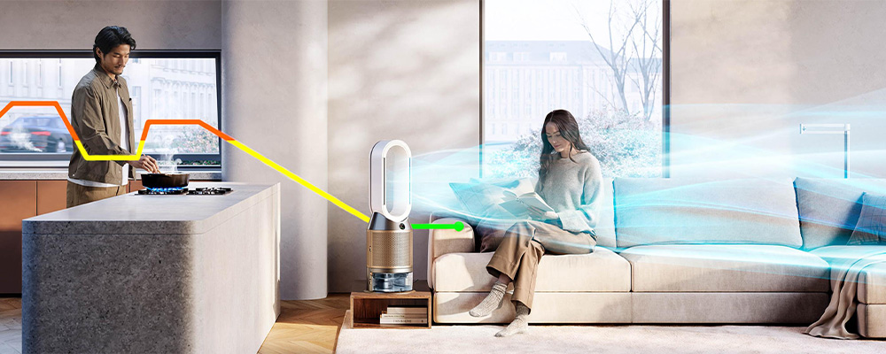 Dyson PH2 De‑NOx — фильтрация NO₂