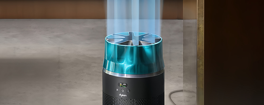 Dyson HushJet HJ10 направленный поток воздуха с HushJet Nozzle