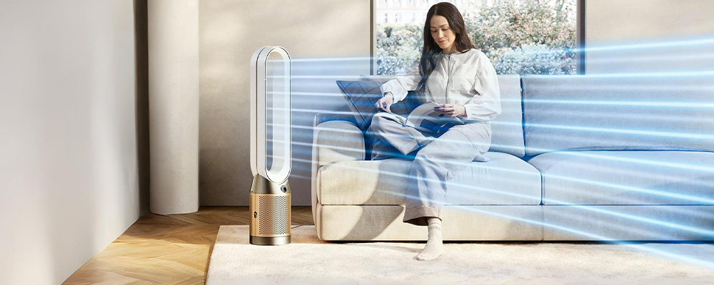 Технология Air Multiplier в Dyson Purifier Cool Formaldehyde TP09