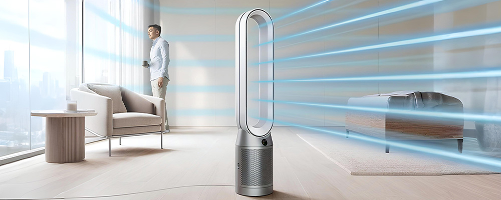 Технология Air Multiplier в Dyson Purifier Cool TP08