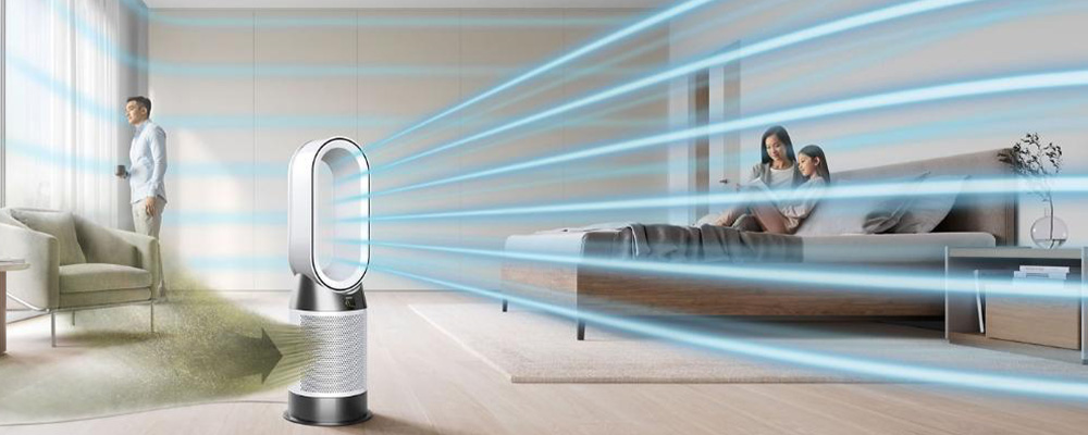 Технология Air Multiplier в Dyson Purifier Hot+Cool Gen1 HP10