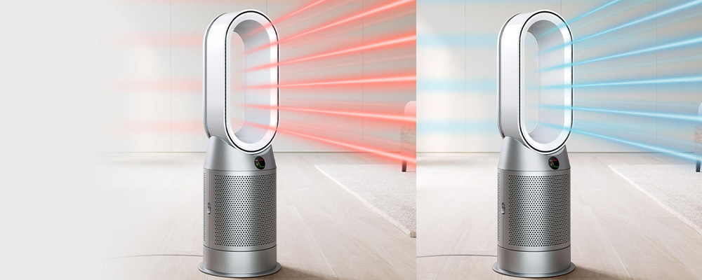 Технология Air Multiplier в Dyson Purifier Hot+Cool HP07 для обогрева и охлаждения