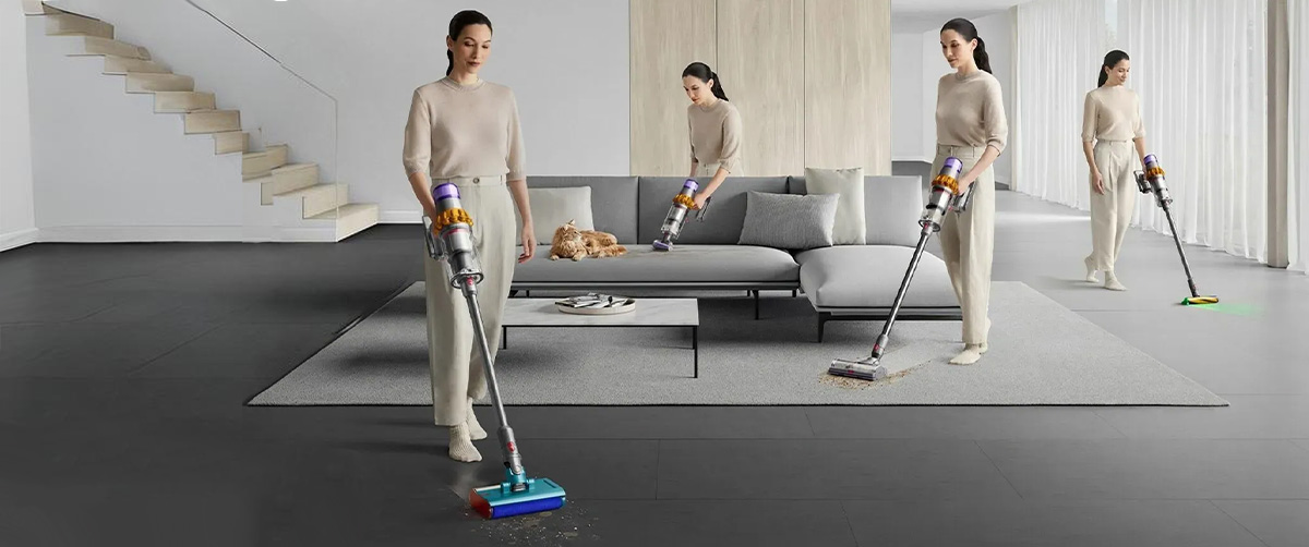 Dyson V15s Submarine в интерьере