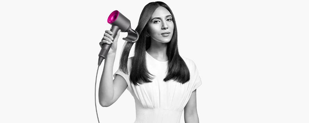 Dyson Supersonic HD07 Fuchsia/Nickel — быстрая сушка