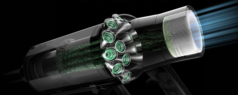 Dyson V11 Absolute — фильтрация и пылесборник