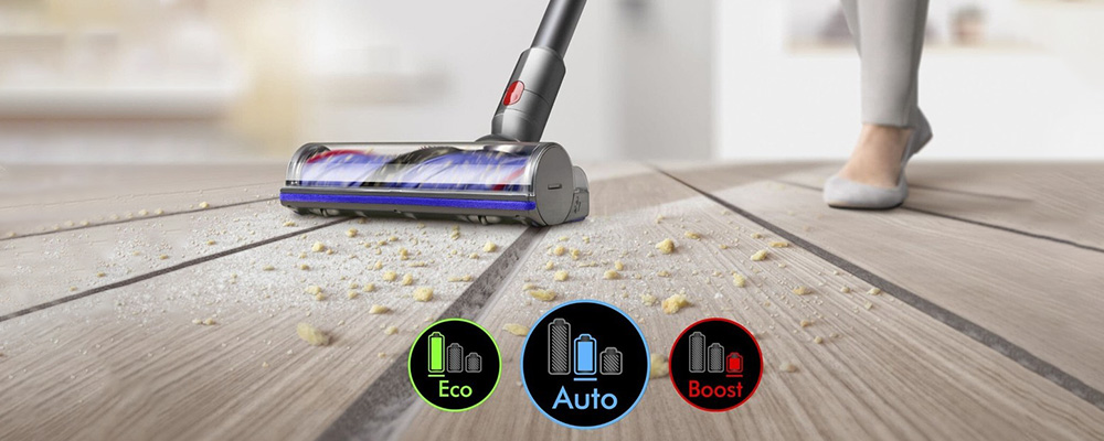 Dyson V11 Extra — длительное время работы