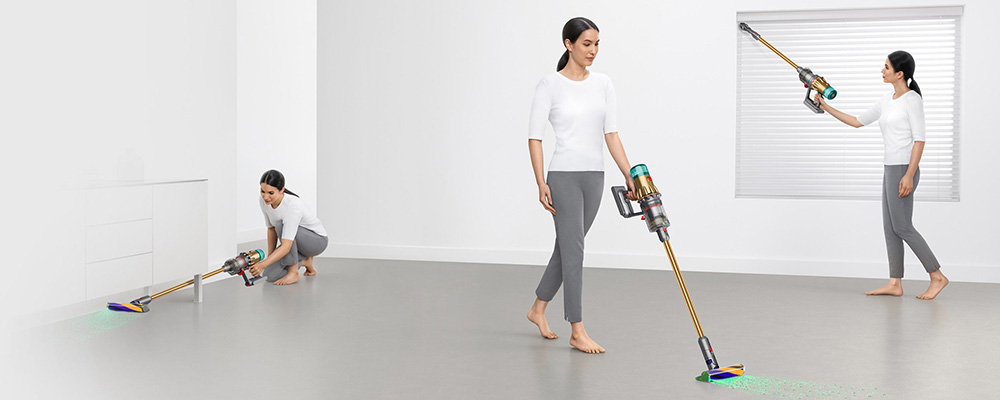 Dyson V12 Detect Slim уборка всех покрытий