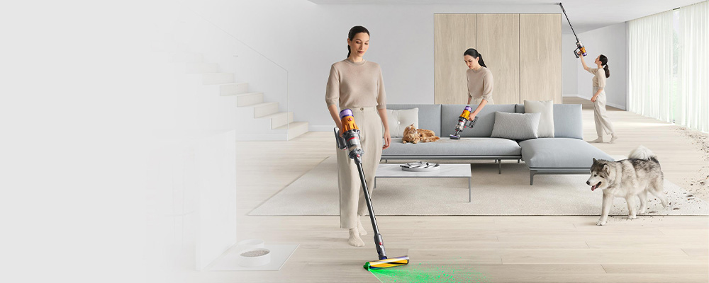 Dyson V12 Detect Slim уборка всех покрытий