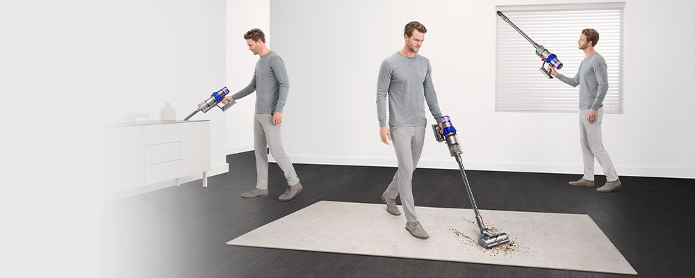 Dyson V15 Detect Fluffy — уборка сложных зон