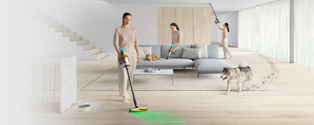 Dyson V15 Detect Total Clean &mdash; набор насадок