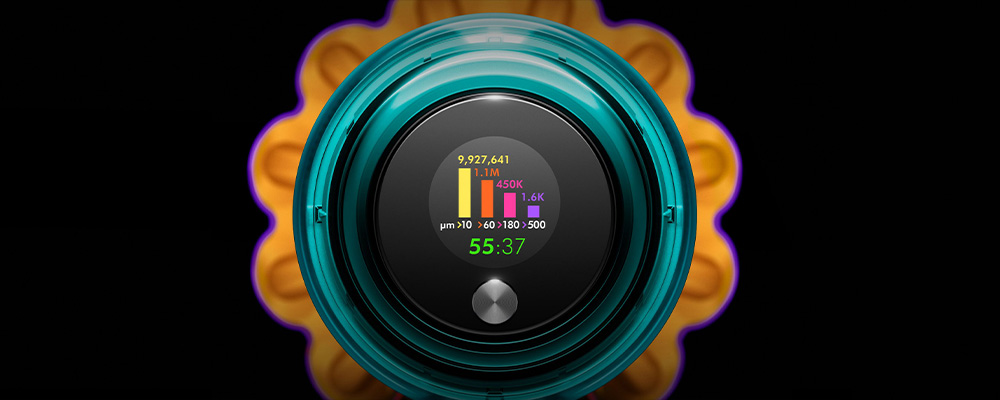 Dyson V15 Detect Total Clean &mdash; экран и управление