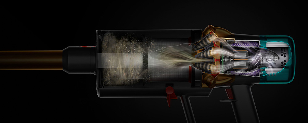 Dyson V15 Detect Total Clean &mdash; система фильтрации