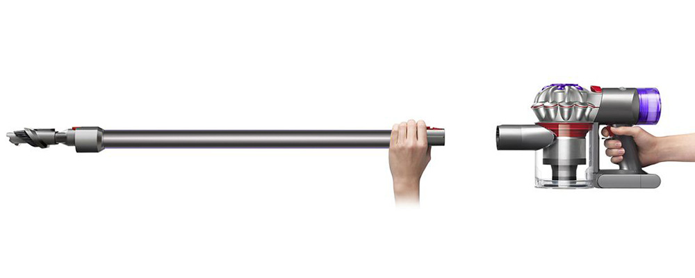 Dyson V8 Advanced — эргономичный дизайн