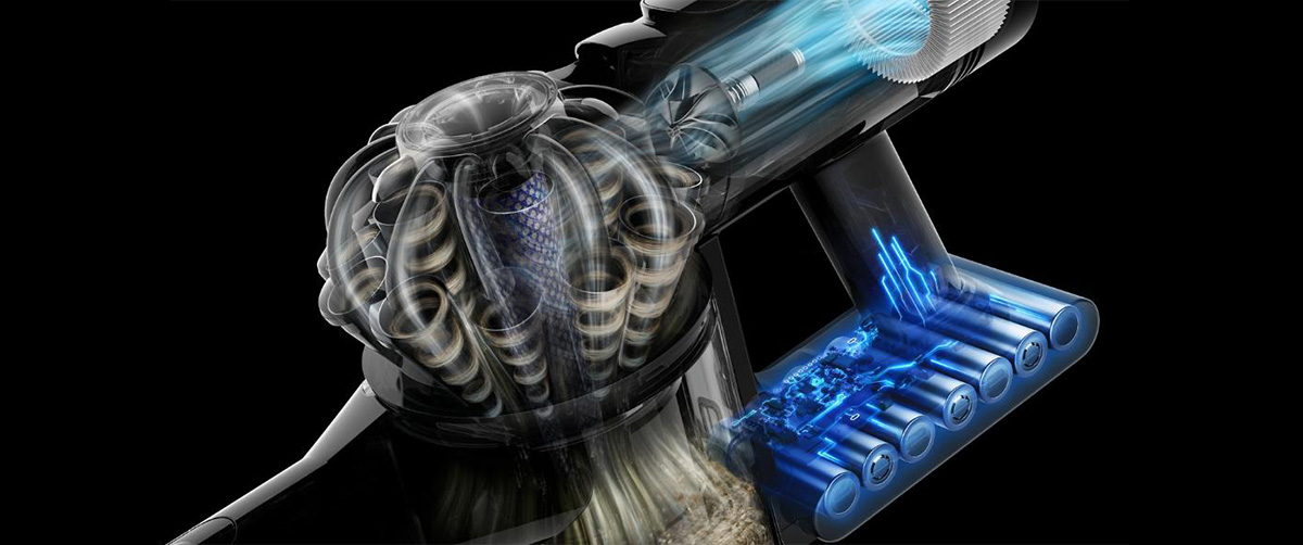 Dyson V8 Cyclone — система фильтрации